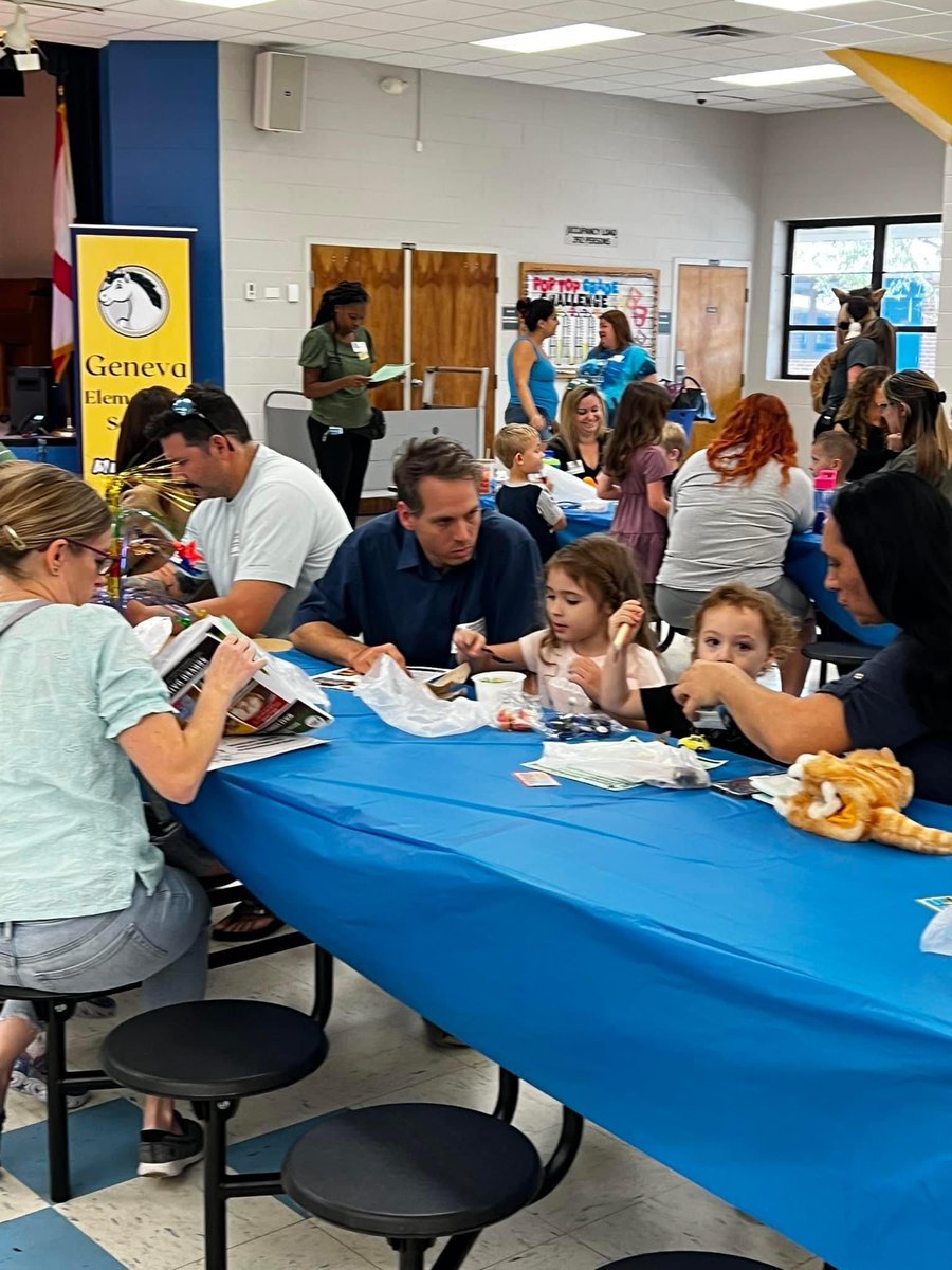 GenevaElem's tweet photo. The newest Mustangs joined us for Kindergarten Round Up this morning. Our 5th grade leaders helped give the campus tours. Still need to register? Join us for the 23-24 school year! https://t.co/5y2dflfEeS https://t.co/KO2AfwjDCm
