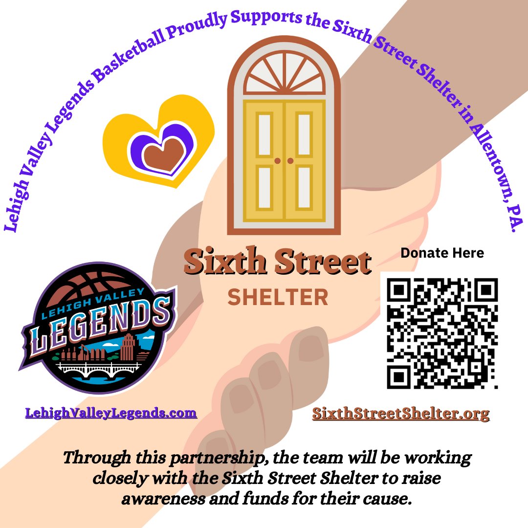 LVLegendsBBall's tweet photo. This Sunday April 23rd, at 2:45pm at Kirby Sports Center at Lafayette College, we host the York Might Ants with a 3pm tip-off. We will also be recognizing and supporting the efforts of the Sixth Street Shelter in Allentown, PA.
#SixthStreetShelter
#BeLegendary
#LVLegends https://t.co/KhMZHQfF7R