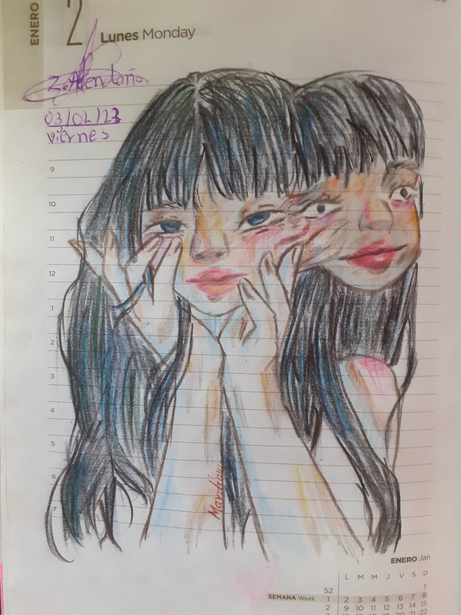 zagdield's tweet photo. Primera publicacion #drawing #tradicional #art #principiante #color #dobleface #NewArtist https://t.co/BxmMrix8zZ