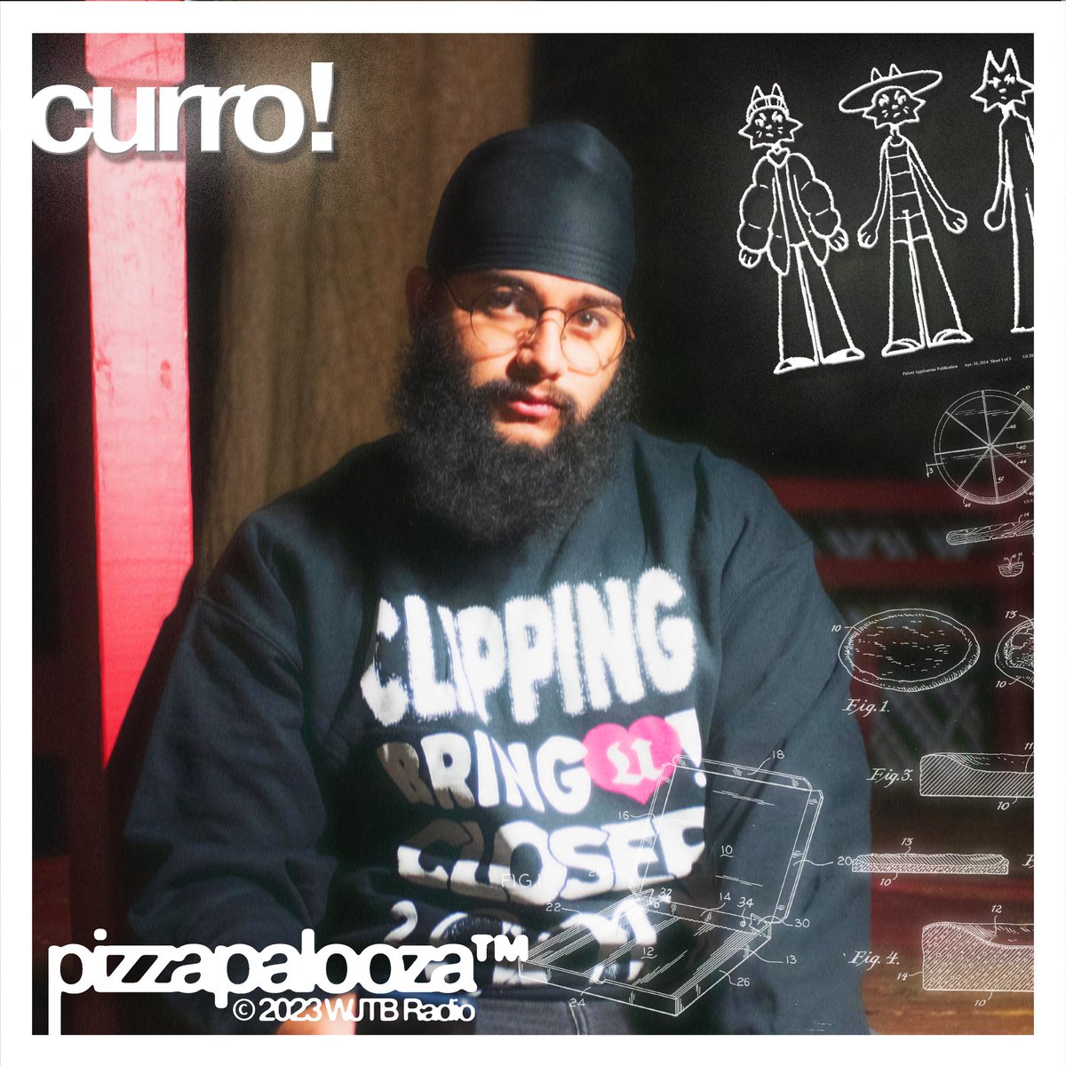 WJTB's tweet photo. PIZZAPALOOZA™ DJ 4/4: CURRO! @curroscube , 5-6 PM
Also a DJ from Homecoming, curro's mix of psychedelic 2000s nostalgia pop is almost its own genre. The Homecoming crowd was physically tired from her set for the rest of the night https://t.co/jvnNfJmLT4