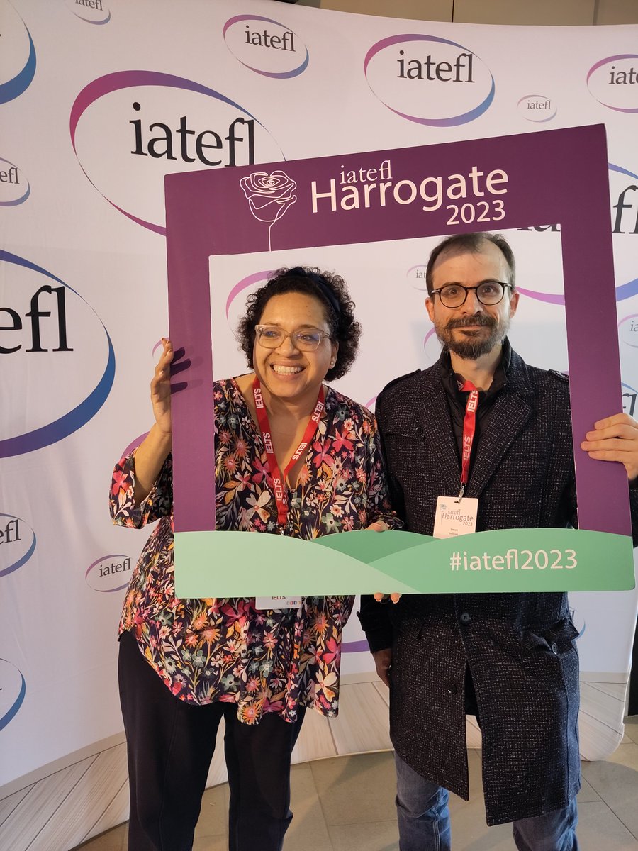 Ana Lima and Simon Halleux were last year's winners of the 𝙅𝙤𝙧𝙞𝙨 𝘿𝙚 𝙍𝙤𝙮 𝙈𝙚𝙢𝙤𝙧𝙞𝙖𝙡 𝙂𝙧𝙖𝙣𝙩. 
At this very moment they are in Harrogate for the #iatefl2023  Conference. Will you be this year's winner &amp; go to Brighton in 2024? beltabelgium.com/news/joris-de-…