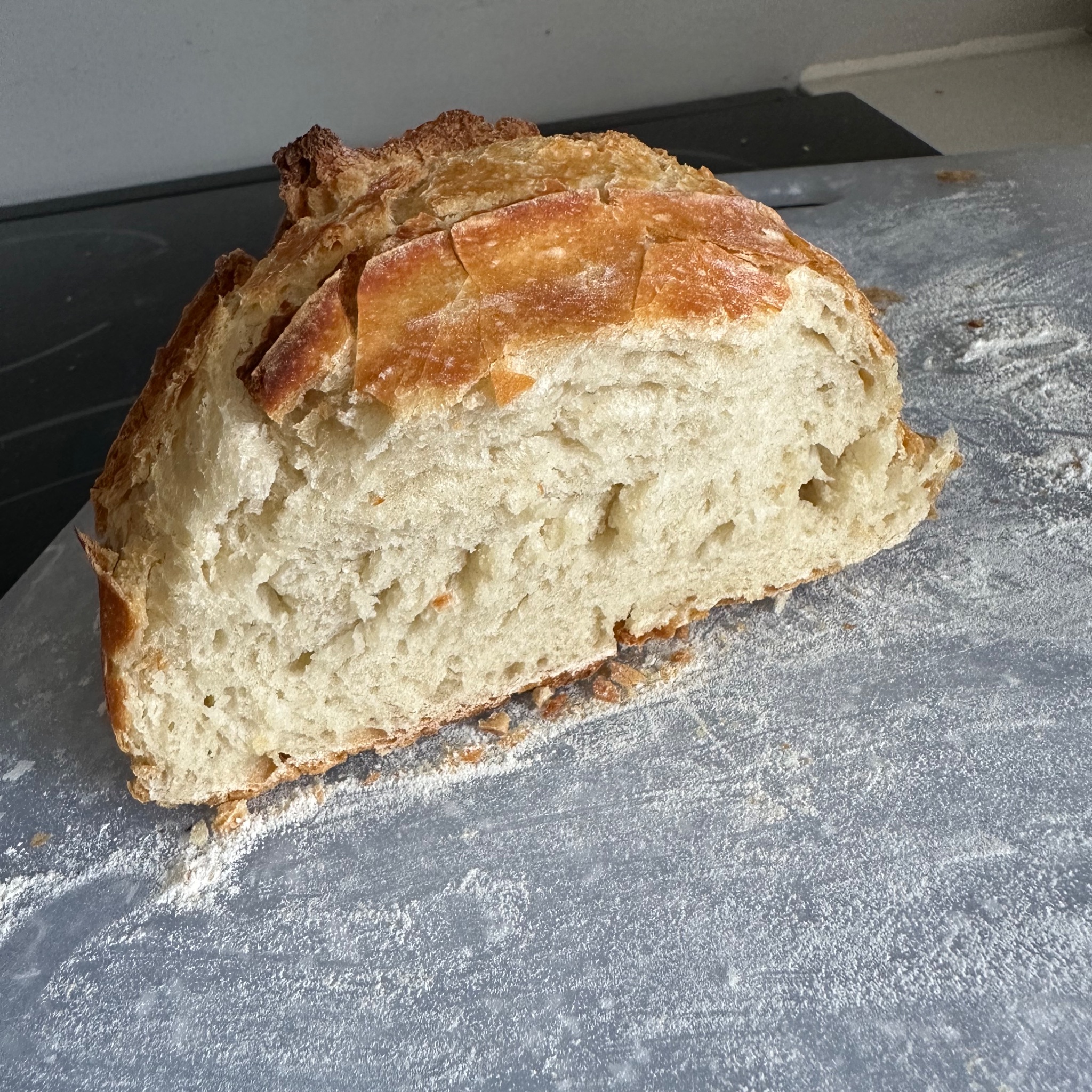 Winston Smith on Twitter "First attempt at bread in the Dutch oven