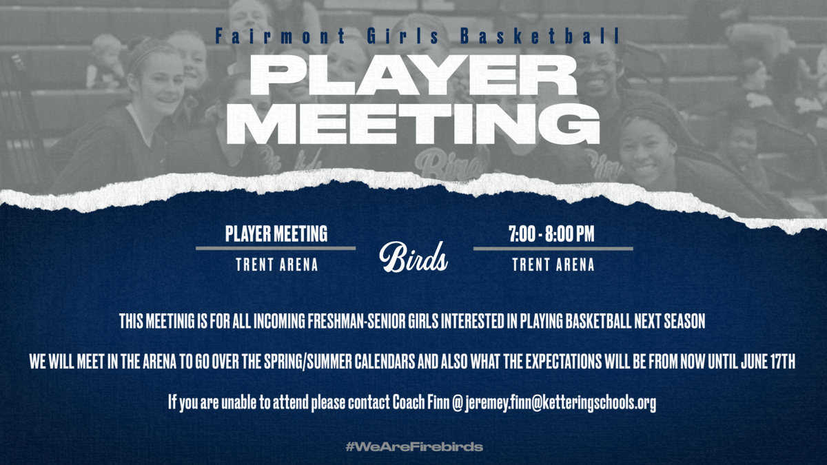 FairmontGB's tweet image. We’re Back…

#CUThursday
#Team80
#WeAreFirebirds
⛹️‍♀️🔥🐦