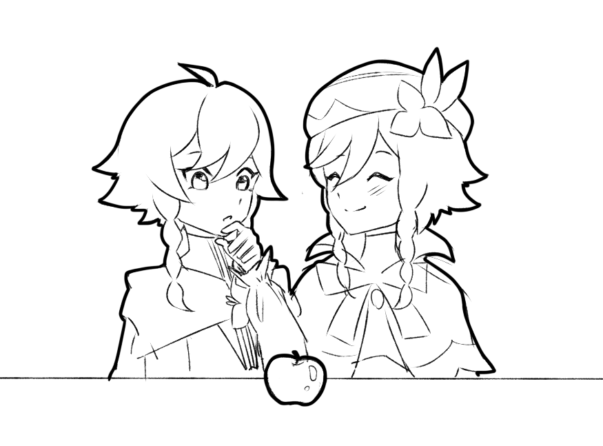 BardvenEvent's tweet photo. Less than 2 weeks remaining till Bardven Week 2023!
Te celebrate, we provided the stars of the event with an apple!
Poll results determine how much of the apple goes to who! (poll in thread, art continuation coming after poll ends)
#bardven #venbard #windblumesoflove https://t.co/zn7OgzRDkP