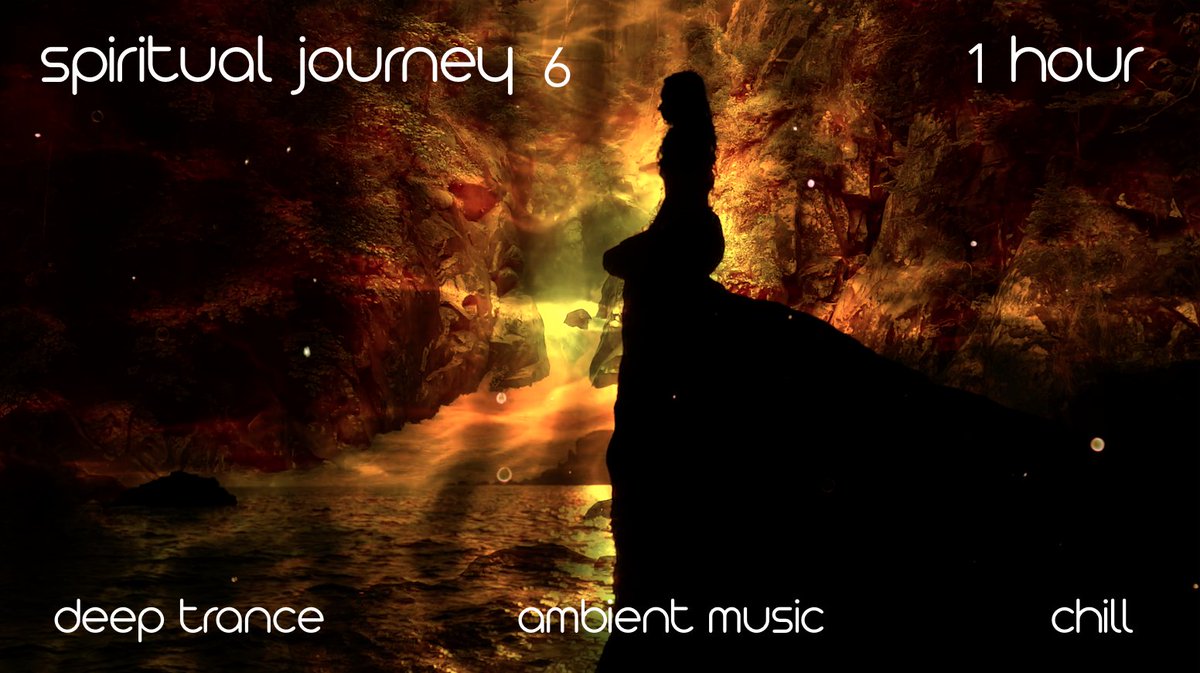 GarzonKinoeye13's tweet photo. SPIRITUAL JOURNEY 6 (DEEP TRANCE WORLDS) IS OUT! 1 HOUR of Hypnotic Landscapes w/ Ambient Music &amp; Relaxing Nature Sounds  https://t.co/TvdCiS3qZz 
#meditation #Zen #peaceful #chill #soothing #spiritual #trance #hypnotic #holistic #collages #immersive #relax #stressrelief #calming https://t.co/Mz0BB9IDFV