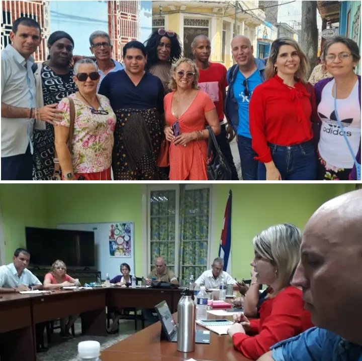 Meridamisio's tweet photo. Sancti Spiritus, sede de las actividades centrales de las XVI Jornadas Cubanas contra la Homofobia y la Transfobia, integrantes de su Comité Organizador intercambian con autoridades provinciales del PCC, Salud, dirigentes locales y activistas, sobre el programa de actividades https://t.co/sjHtbXidDL