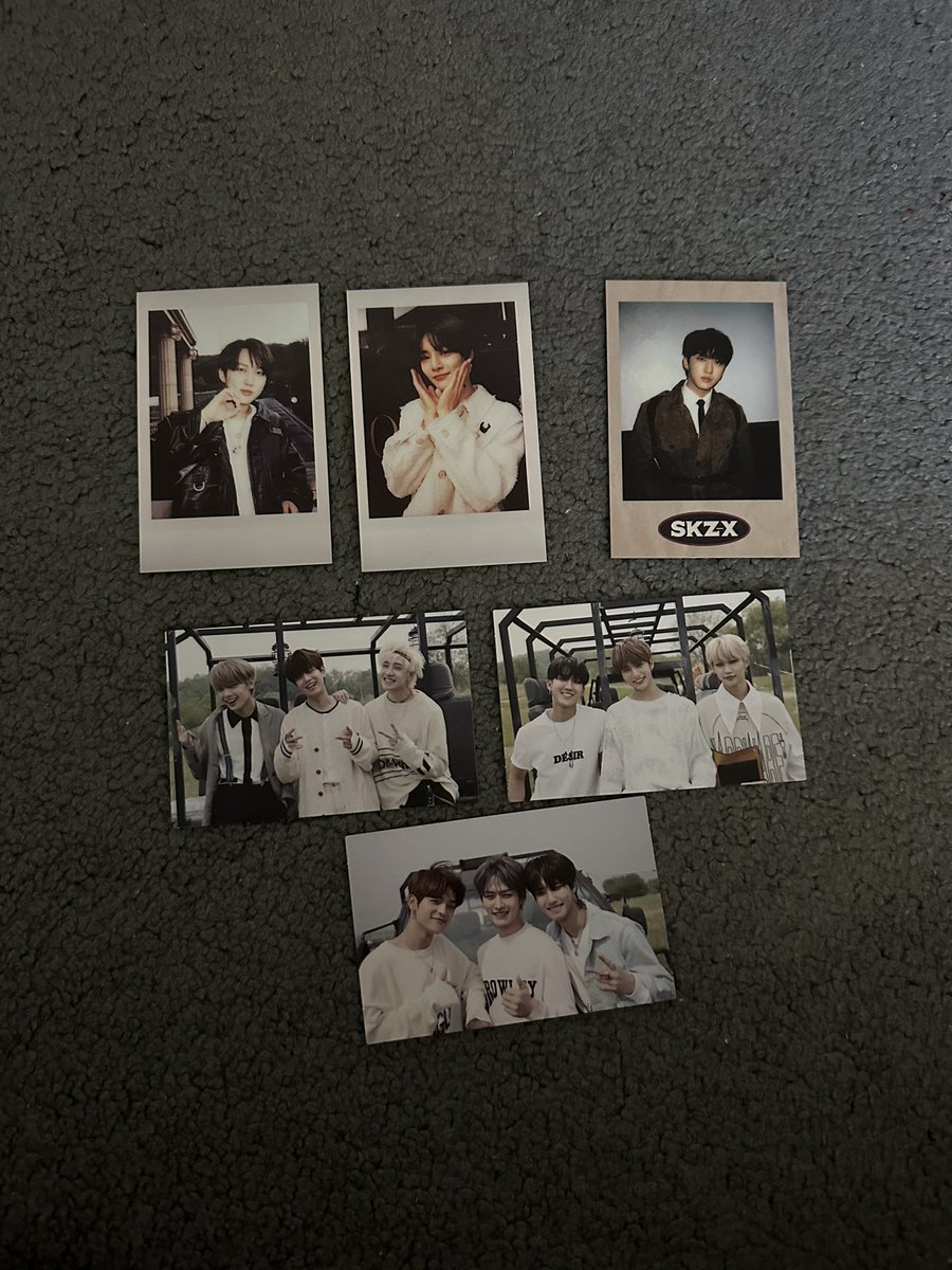 wonunootnu's tweet photo. WTS // skz stray kids polaroid pcs

have: changbin and jeongin (in) polaroid pc; skz-x changbin polaroid pc; yellow woods group pc (only selling as a set)

want: $7 each for the polaroids; $5 for the group set

location: USA only!

** pls dm me!! https://t.co/5jZ8CiqgG7