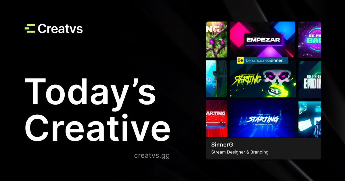 Stream Designer &amp; Branding  →  <a href="/_SinnerG/">Willy | SinnerG</a> 

creatvs.gg/creatives/sinn…