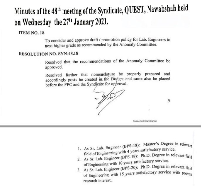 harisjawad's tweet photo. #Justice4QUEST

Clerks were promoted to BPS-17 on the basis FA, or to the posts of director ORIC, registrar on BA/MA

While Lab engineers having ME/MS degree,10yrs experience are being deprived as no service structure exists for promotion even after recommended by PEC &amp; Syndicate https://t.co/PqU3Pw4dlo