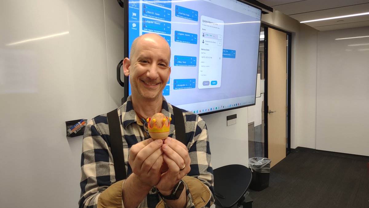 alywise's tweet image. And the winner is....... Carl! (entered by @yoavbergner)

Thanks to the whole @NYU_LEARN team for the competition and especially @xaoch for sharing this special (and delicious) tradition with us! 🪺
