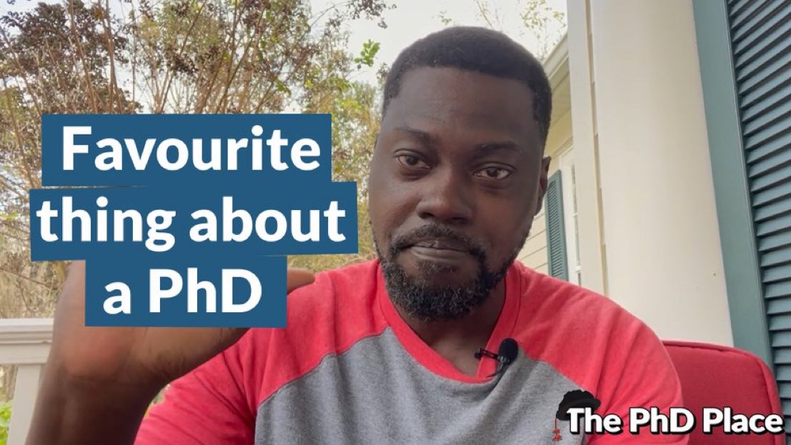 ThePhDPlace's tweet image. Be inspired by your research! @Professor_Andoh shares his favourite thing about doing a PhD 🚀

Watch the video - part of our #PhDThoughts series.

youtu.be/YVL4hi6CT6M