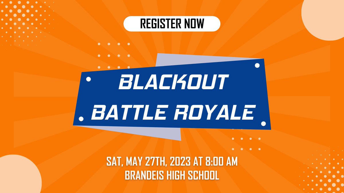 📢 Registration for #BOBR2023 is now open! 📢 

Get #CHARGEDUP with us on May 27th for our annual glow-in-the-dark off-season event for <a href="/FTCTeams/">FIRST Tech Challenge</a>, hosted by #FTC6976, #FTC4008, and #FTC4602 at <a href="/NISDBrandeis/">Brandeis High School</a>!

🔗 LINK: forms.gle/JEK6kW33mzzcui…