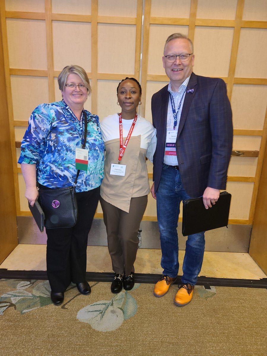 AbundanceCan's tweet photo. @dpklassen  and @shegrosz met Francisca Isokari Ololo, one of the recipients of the BIPOC bursary to which Abundance Canada contributed, so she could attend the CAGP 2023 Conference in Vancouver. #CAGP23 #GenerosityChangesEverything https://t.co/m9lQXyIjKX
