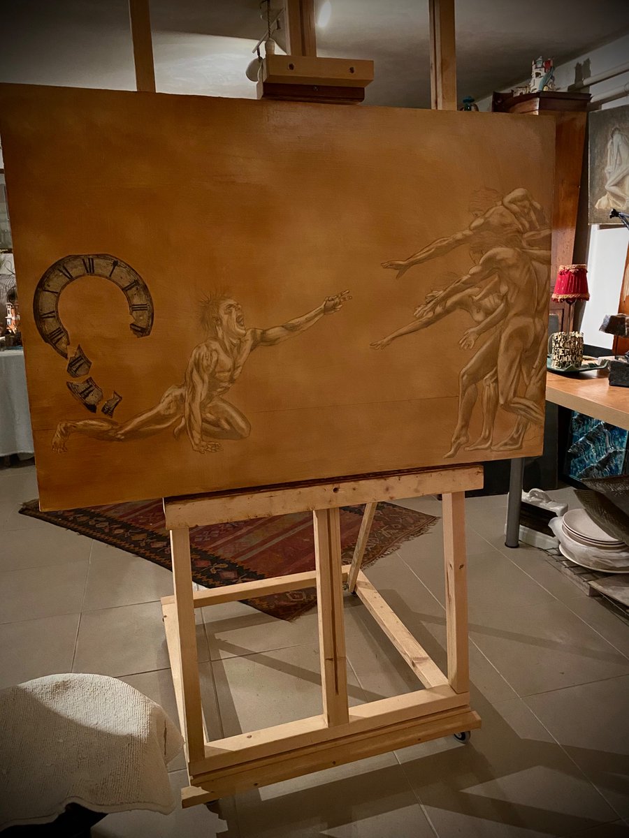 canuluer2's tweet photo. Just start a new painting “Broken Time” https://t.co/2Vujq5skrP