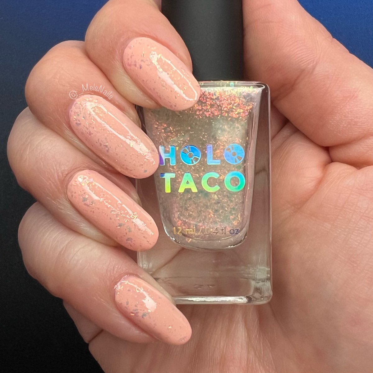 _MelsNails's tweet photo. Solar Unicorn Skin over Rest in Peach 💅🏻
@holotaco #QuickDryBase #RestInPeach #SolarUnicornSkin
#HoloTaco #melsnails #PaintWithSimply #NailArt #Swatch #holotacocombo https://t.co/jQrATr0sbL