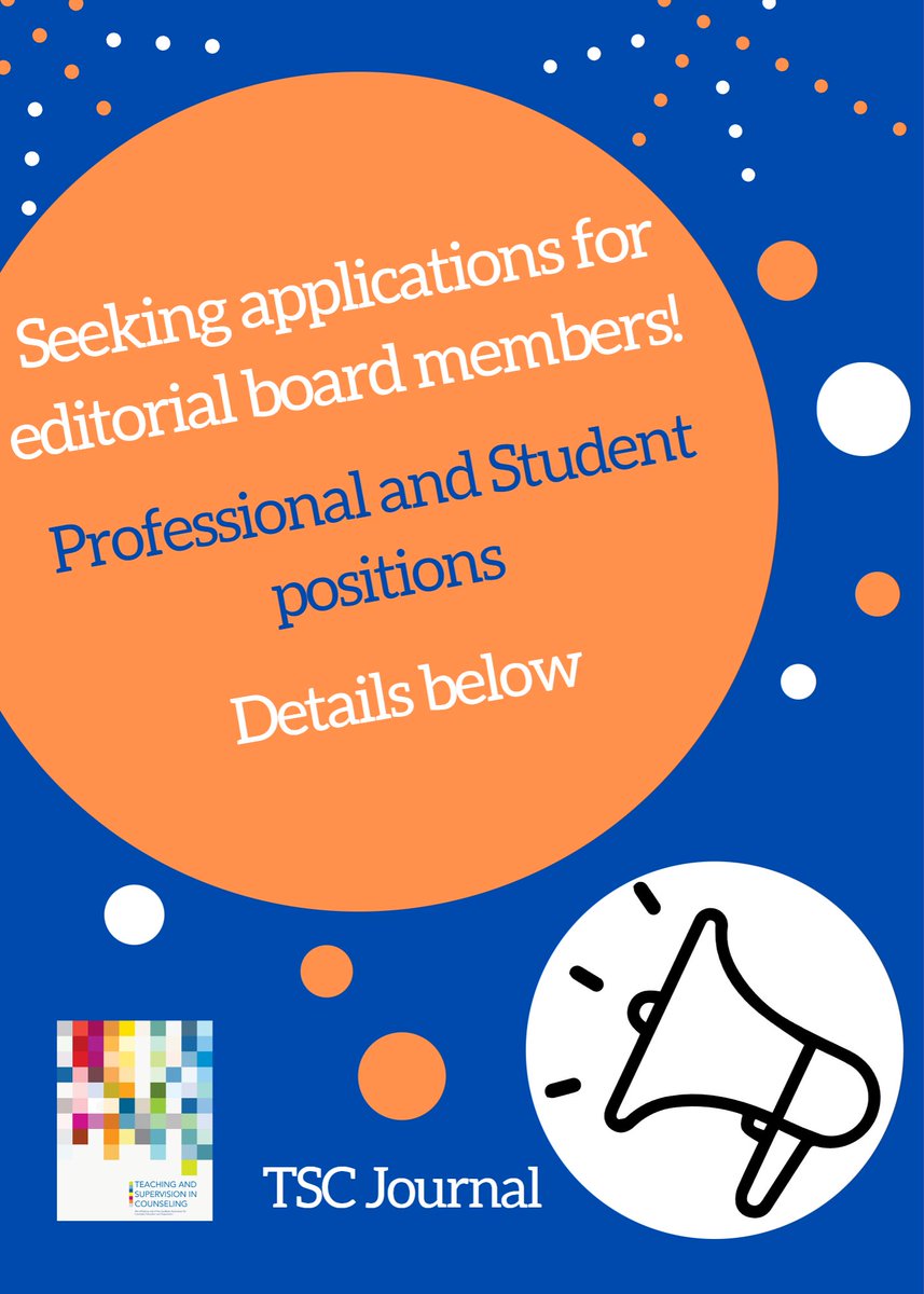 Teaching and Supervision in Counseling Journal tweet media