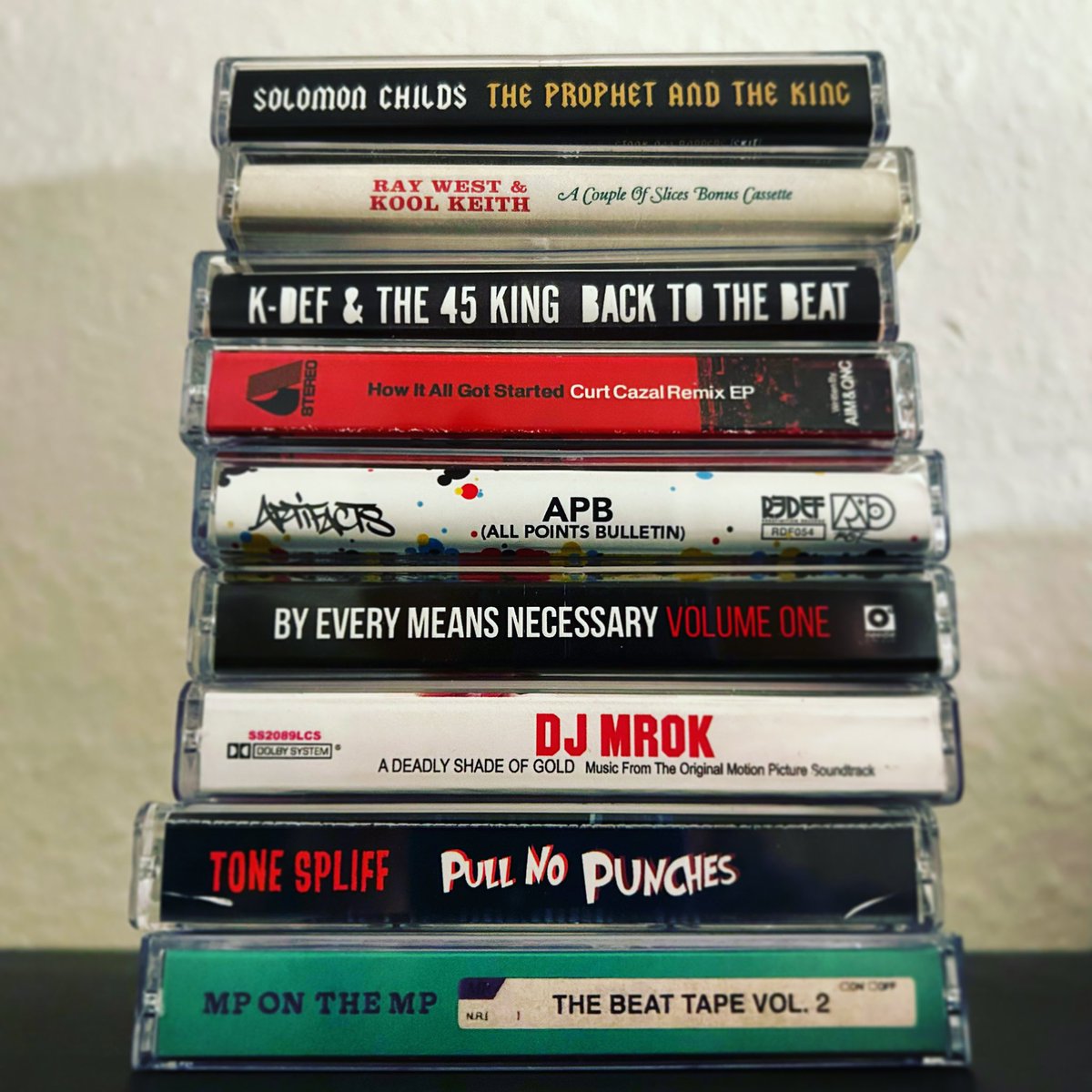 hiphopgods's tweet photo. Stack ‘em up…
#solomonchilds #raywest #koolkeith #kdef #the45king #aim #qnc #aka #qball #curtcazal #artifacts #riptameone #thelordbrothers #princepaul #ripdonnewkirk #djmrok #tonespliff #marcopolo #hiphop #cassette #stack #hiphopgods https://t.co/NdWB4mZnFK