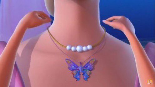 maybeeevirgo's tweet photo. barbie necklaces ✨ https://t.co/LJVtakV1Gu