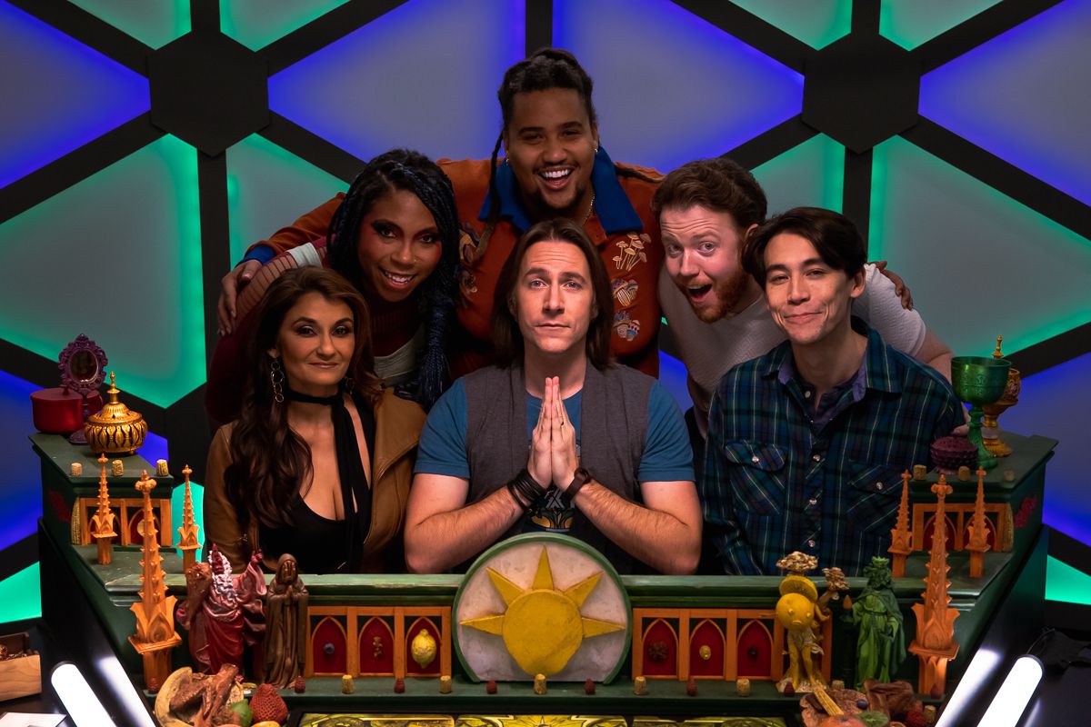 Polygon's tweet photo. Critical Role’s Matt Mercer will lead Dimension 20’s Crown of Candy prequel https://t.co/oe8tBXFAks https://t.co/t63CqKMc3F