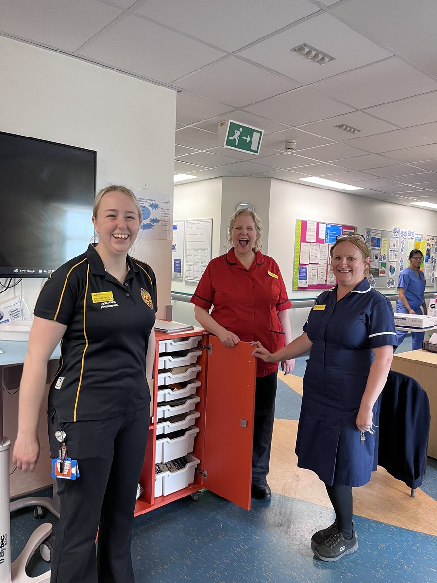 There have been some bright orange activity trolleys arrive on some of our wards today. Crosswords, drawing material, puzzles etc all aimed at helping our patients to keep active during their stay with us #PatientCare #Patientactivities #Fallsprevention #deconditioningprevention