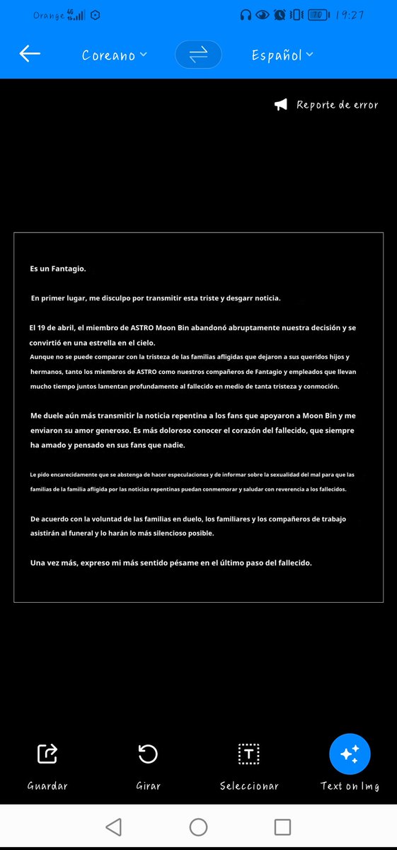 A28Lun's tweet photo. @fantagiomusic_ Tard ESPAÑOL con papago https://t.co/dkrcKjLWtF