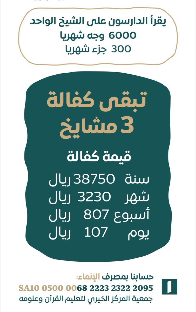 mn1qurancn's tweet photo. في ليالي العتق من النيران

ضاعف اجورك مع مقرأة الحفاظ متبقي31٪
↩️ اضغط للمساهمة : 
https://t.co/xlpzjQsX0k https://t.co/Sh7cN6eRig