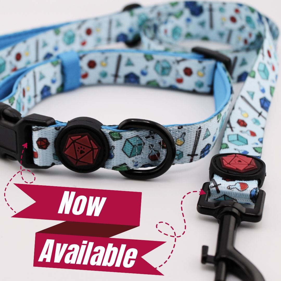 Don’t you just love surprises? 
Our first round of pet accessories were delivered early! Head over to our website to grab one of our Game Master inspired pet accessories before they’re gone! 
#ttrpgcommunity #ttrpg #ttrpgfamily #dogproducts