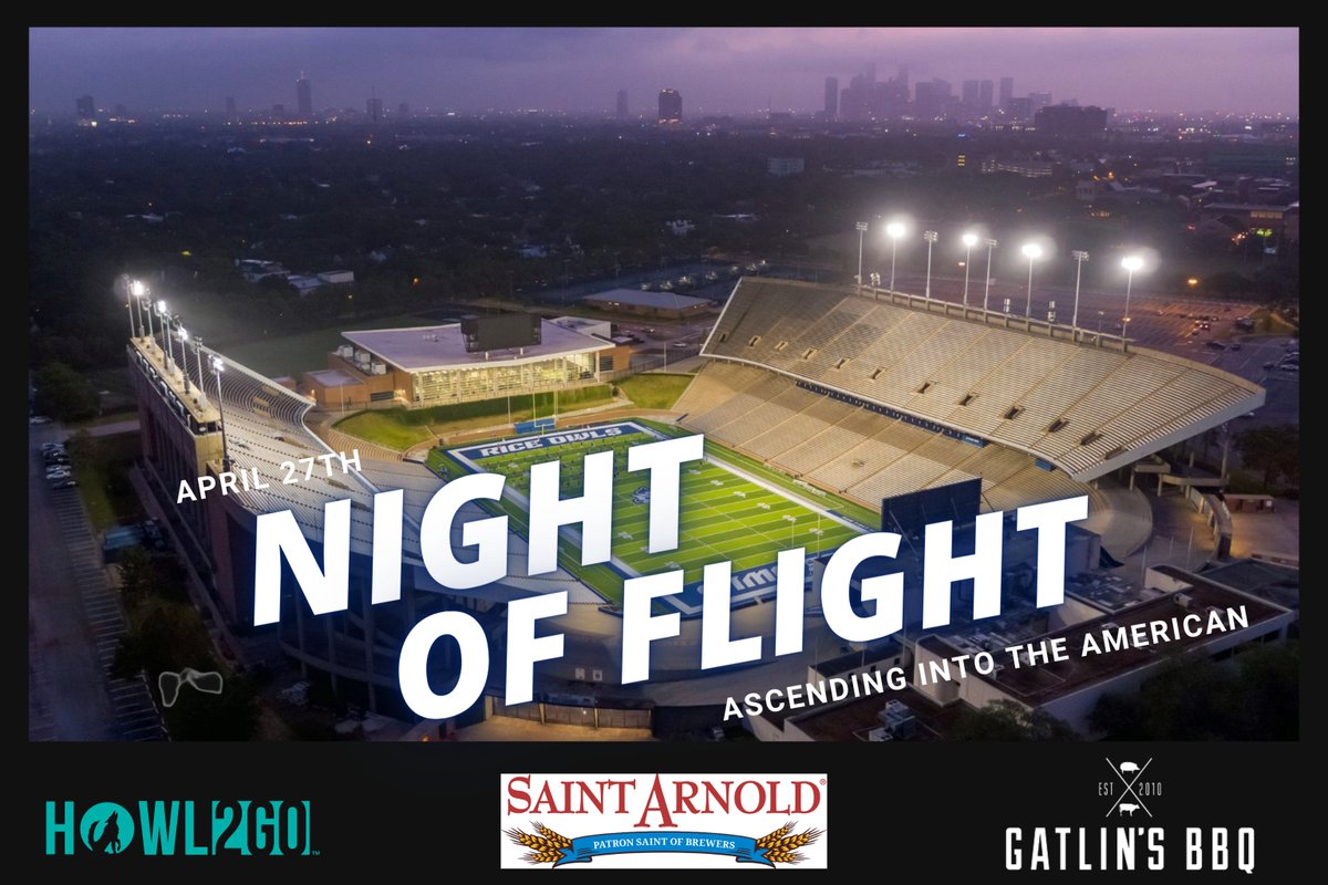 RiceWBB's tweet photo. Support our World-Class Student-Athletes through Night of Flight — Ascending into the @American_Conf on April 27th!

Be sure to bid on exclusive silent auction items including official Women's Basketball team Gear + gameday experience!

Bid Now » https://t.co/hYrTsOLN7O https://t.co/ZkAhjXq5aS