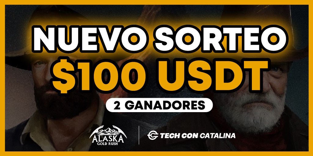 🏆 ÚLTIMO SORTEO 🏆

Junto a <a href="/alaska_game/">Alaska Gold Rush</a> sorteamos $100 USDT para dos ganadores. 

PASOS: 👇🏻

1) Dale like ♥️ y Re-Tweet 
2) Únete a su comunidad aquí: t.me/Alaska_Gold_Ru…
3) Etiqueta a 2 amigos 

ÉXITOS a todos 💪🏻