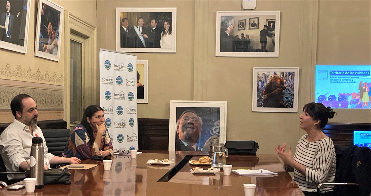 fovisee's tweet photo. 🏠Nos reunimos en el Congreso de la Nación con la Viceministra de Vivienda de Chile @tatirojasleiva y con la Diputada Nacional @monicafmacha para conversar sobre Vivienda Justa, Vivienda Popular Sustentable y la importancia de abordarlas con perspectiva de género. https://t.co/zYglb9CNwW