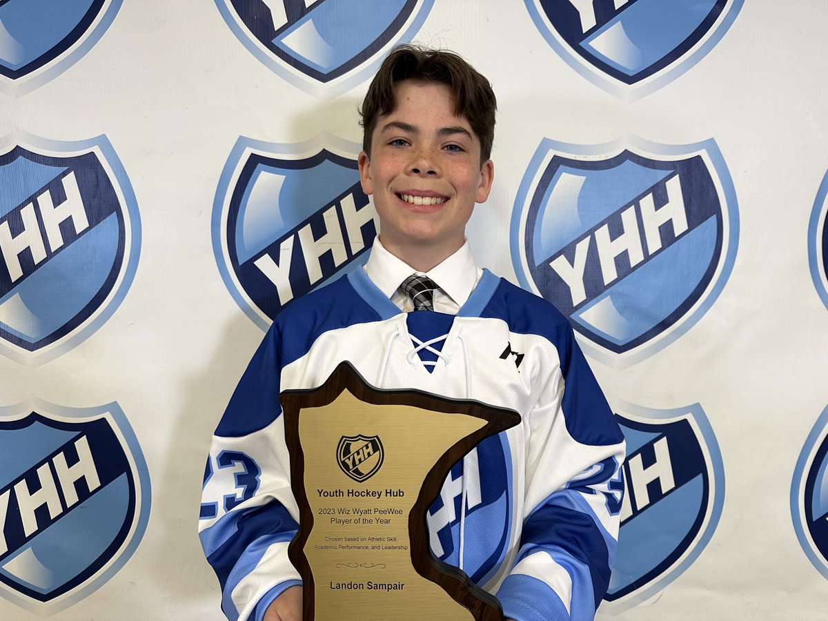 2023 Wiz Wyatt Player of the Year 

The latest in a long line of talented hockey players, Landon Sampair helped Mahtomedi to 37 wins this season. 

Also a standout in lacrosse, Sampair carries a 4.0 GPA at St. Jude of the Lake Catholic School. 

LINK: bit.ly/3Ld0kcs