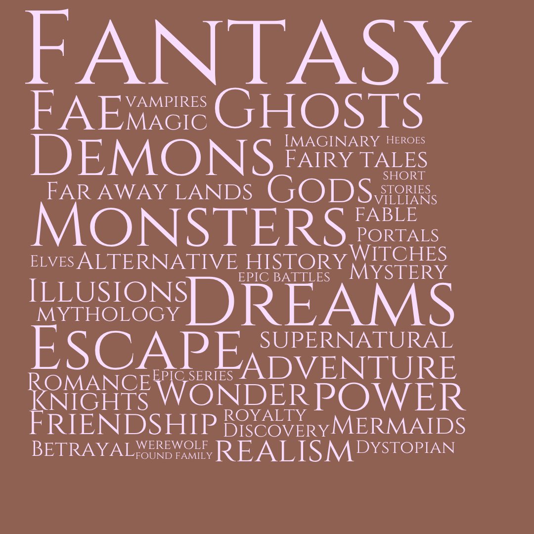 What is fantasy?

We are looking for everything and anything #Fantasy! 

#Shortstories: only UK 18-21 (#anthology) 5000 words

#Novels: of all kinds for Teens, YA, NA and A!

#submissions #writingcommunity #amquerying #aspiringwriter #smallpublisher