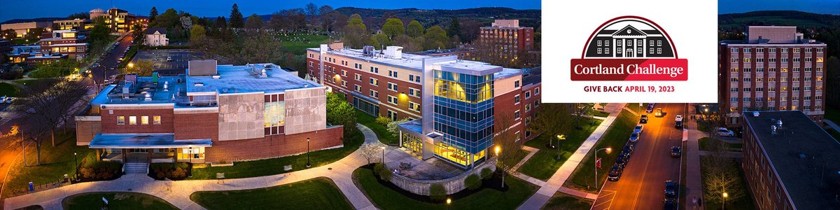 It's #CortlandChallengeDay2023. Donors may allocate their gifts to directly help Sport Management students. Visit reddragonnetwork.org/challenge to give!