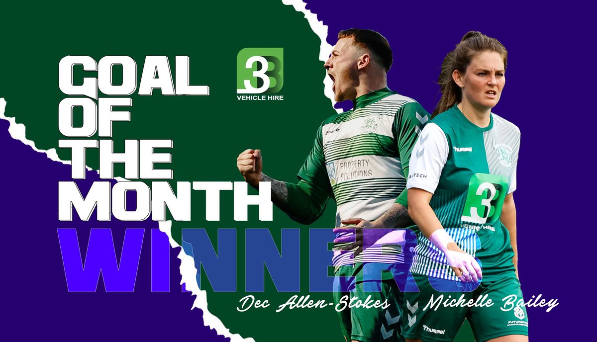 LongCrendonFC's tweet photo. ⚽️ Goal Of The Month Winners ⚽️

Marchs Goal of the Month winners are: Dec Allen-Stokes goal Vs Moreton Rangers and Michelle Baileys goal Vs Milton United 💚

Principal Sponsor - @3bhire - https://t.co/BFKNd68AFp https://t.co/e4Vpnkc3ub