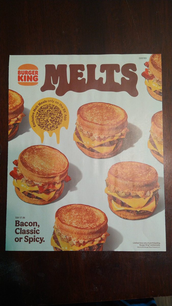 emmaneumannart's tweet photo. @BurgerKing 'sup King, I decided to follow you because this ad looks awesome. Y'all should give your designer a raise! https://t.co/po5X46iUVu