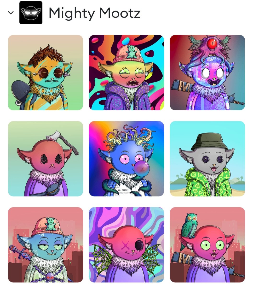 Matthew00057349's tweet photo. @WenvilleHQ  these are my 9 love them thank you 

Mint yours today for $2 https://t.co/7VuDdZvat0