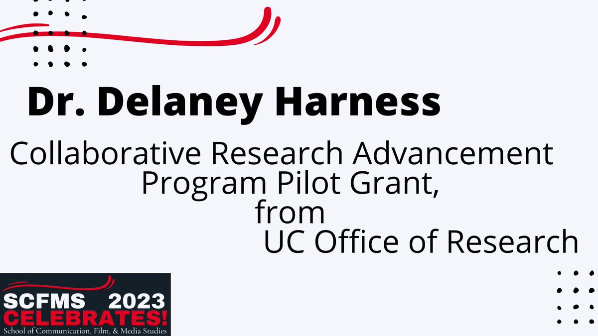 UC COMM & PR (@commuc) on Twitter photo Congratulations to Dr. Merrill and Dr. Harness on their collaborative grant! <a href="/kellymerrilljr/">Kelly</a> <a href="/DelaneyHarness/">Delaney Harness, PhD</a> <a href="/UCResearch/">University of Cincinnati Office of Research</a> #SCFMS #SCFMSCelebrates23 Congratulations to Dr. Merrill and Dr. Harness on their collaborative grant! <a href="/kellymerrilljr/">Kelly</a> <a href="/DelaneyHarness/">Delaney Harness, PhD</a> <a href="/UCResearch/">University of Cincinnati Office of Research</a> #SCFMS #SCFMSCelebrates23
