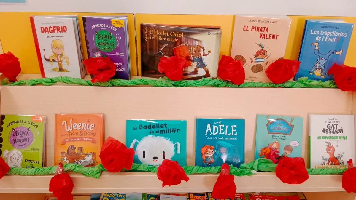 epiasabadell's tweet photo. NOVETATS Literàries! 
Sant Jordi arriba amb novetats literàries als espais lectors.
#VIULALECTURAPIASABADELL 
#SANTJORDI23PIASABADELL https://t.co/5iM9IV1HZr