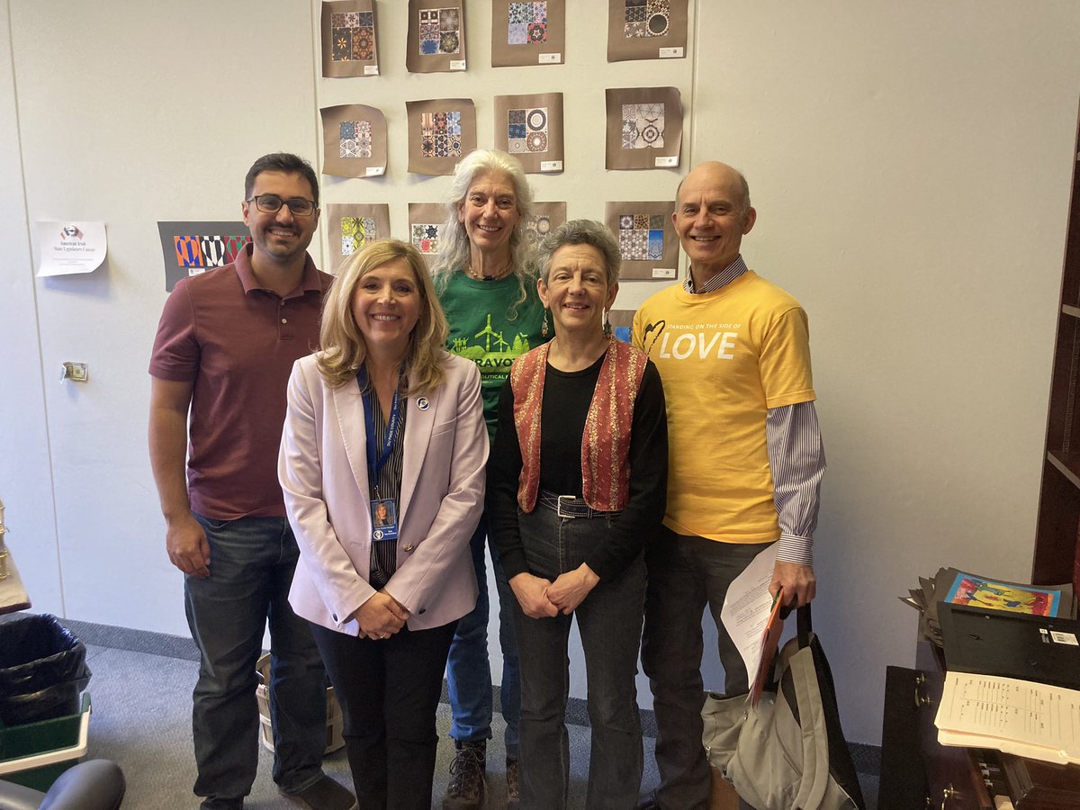 #LobbyDay2023  #EJ4il   Thank you <a href="/VoteTCH/">Terra Costa Howard</a> , <a href="/senatorellman/">Senator Laura Ellman</a>  (so sad we didn’t get a photo) and @janetyangrohr .  Loved your support on environmental issues.
