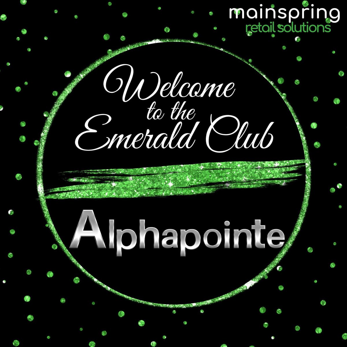MainspringLLC's tweet photo. Welcome to the Emerald Club, @Alphapointe 

Thanks for choosing Mainspring &amp; Counterpoint as your point-of-sale provider for 18 years! Here's to many more years!

#counterpoint #mainspring #pointofsale #customerhighlight https://t.co/S1YMJS0iHM
