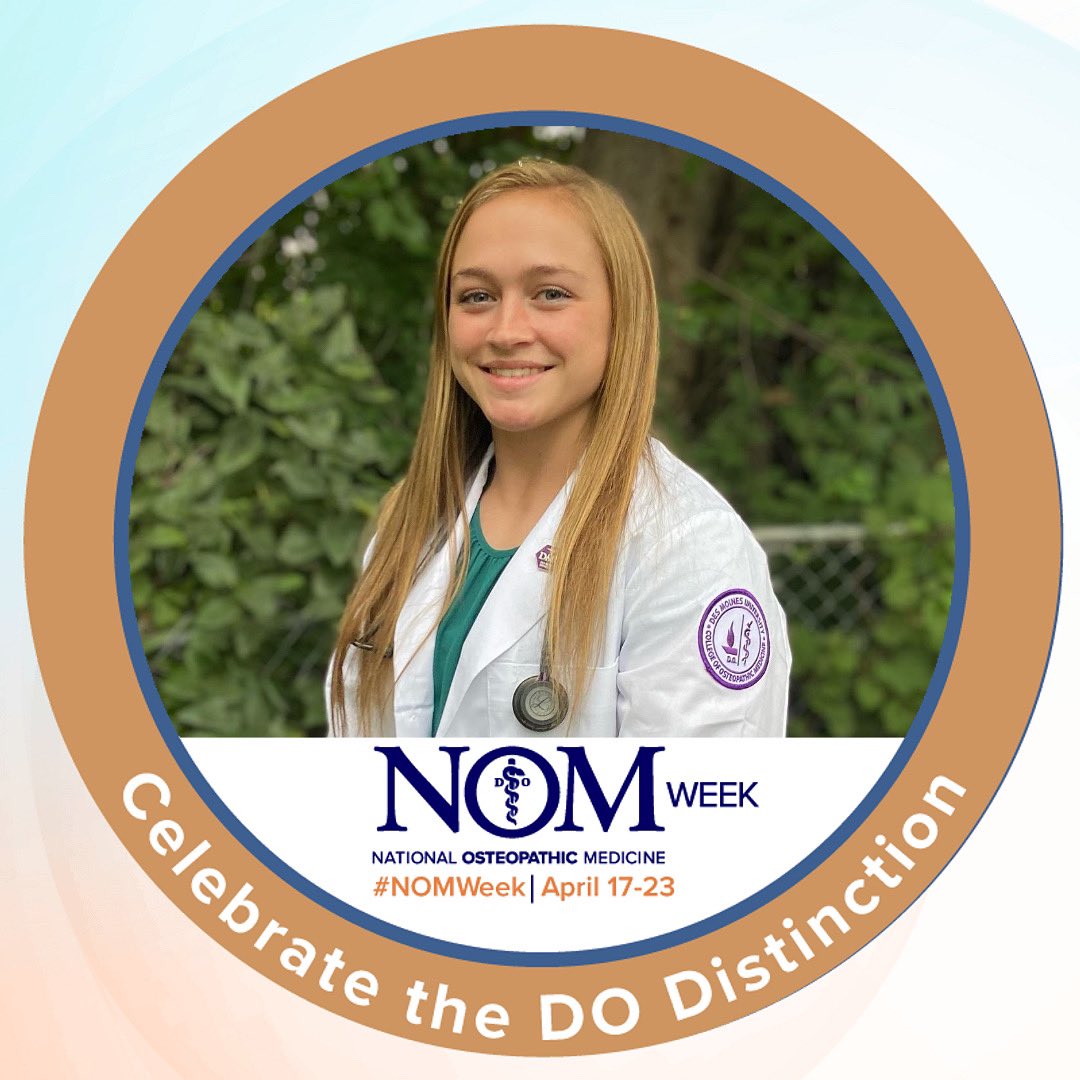 National Osteopathic Medicine Week is April 17-23! @AOAforDOs 

Supermentor Taylor LaChapelle is an Osteopathic Medical Student at Des Moines University and Supermentor Justin Ferkin is an Osteopathic Medical Student at Campbell University!

#NOMWeek #DOProud