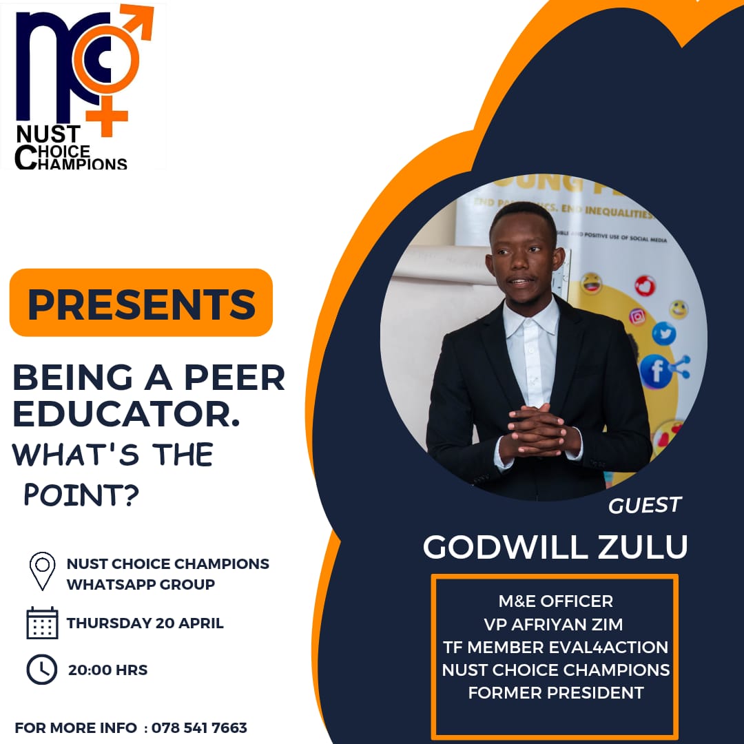 Join us tomorrow as we unpack why you should be a peer educator.