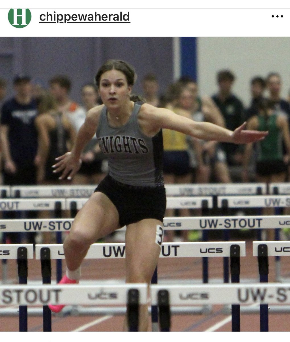 JenniferLechle1's tweet photo. Congratulations goes out to Lake Holcombe’s Emma Lechleitner @emmalechleitne1 for not only rebreaking Holcombe/Cornell’s 300 m hurdle record but also Shell Lakes meet record last night-48.12 lots of season left🥇💪🏼@Chad21432663 @BrookeLechleit1 https://t.co/bbvfP6485q