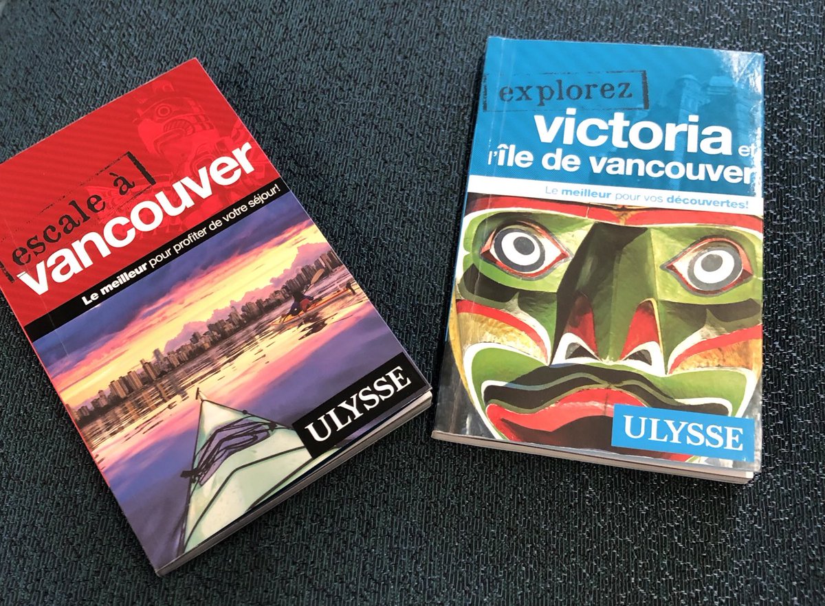 Très contente des bonnes adresses de ces deux nouvelles éditions de petits guides Ulysse ultra pratiques sur #Vancouver et l’île de Vancouver. ⁦<a href="/guidesulysse/">GuidesUlysse</a>⁩ #hellobc