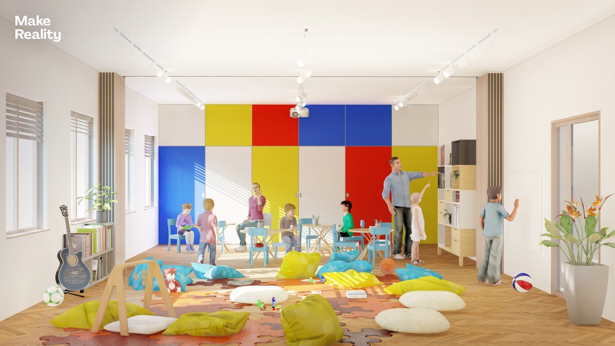 PMInstitute's tweet photo. Family breakups are the No. 1 impoverishment factor in #France, says Tara HeuzĂ©-Sarmini, CEO, Commune. Her solution? Create affordable, #coliving apartment buildings designed specifically for single-parent #familiesâwith shared playrooms and communal kitchens. #MakeReality https://t.co/iQhLz3D8zd