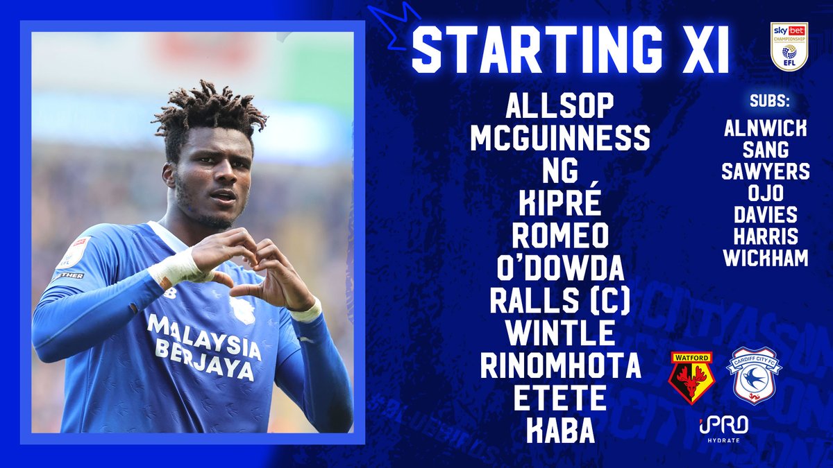 Cardiff City FC on Twitter "🔢 Your City team for tonight's Vicarage