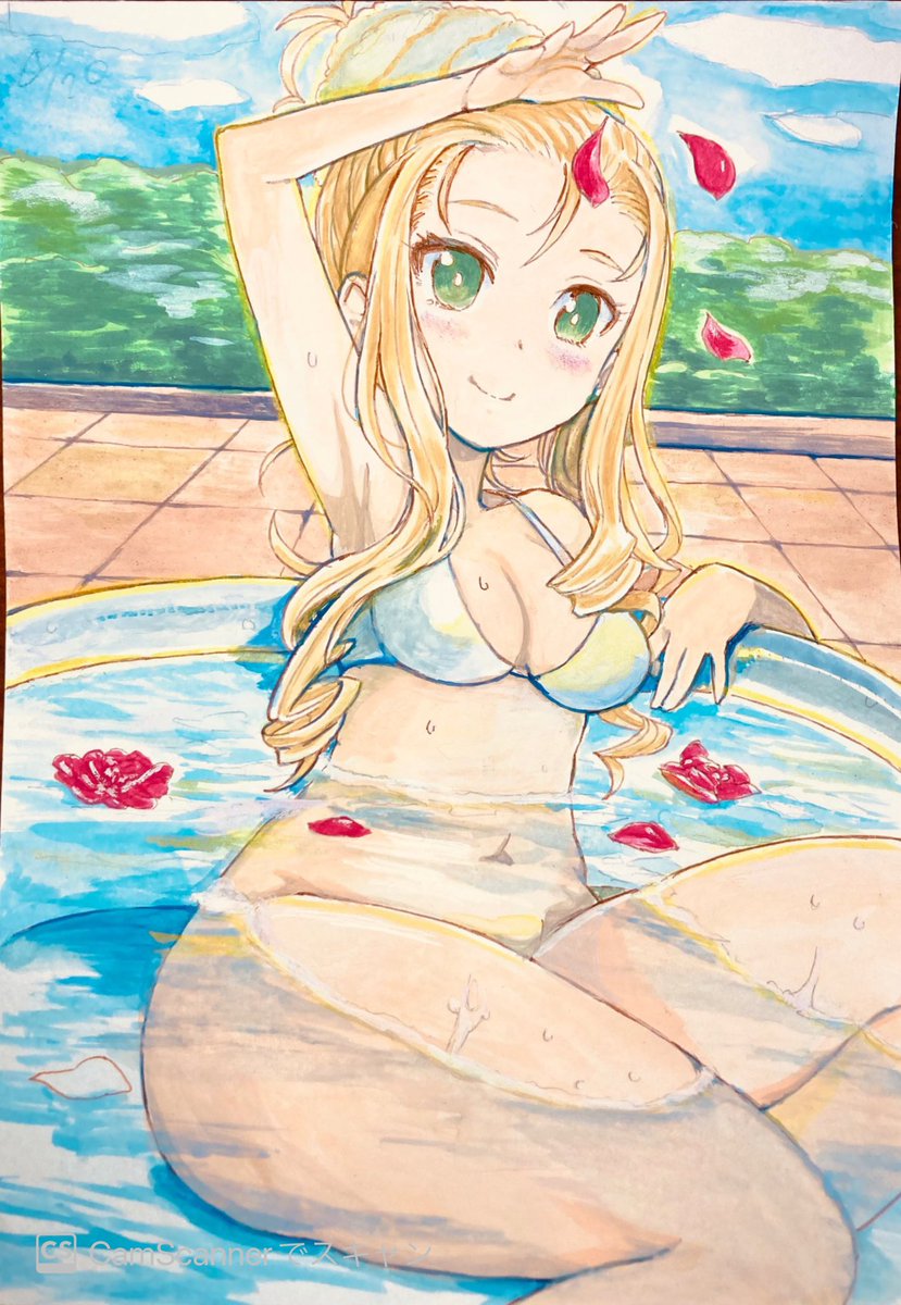 マリー(ガルパン) 「#マリー生誕祭2023 おめでとうございます 過去絵でお祝い」|なべゆ@C102(土)東34a🧊のイラスト