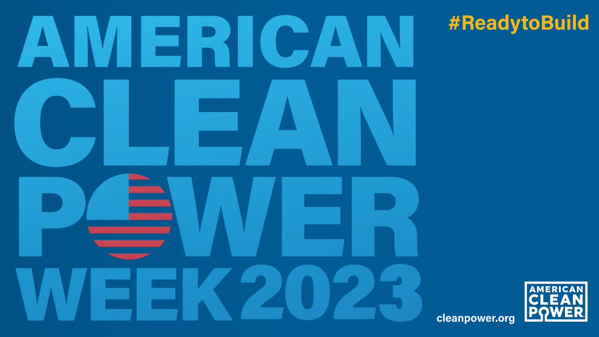 Every day, Americans and local businesses count on clean energy to deliver affordable, reliable power. We're #ReadytoBuild the future of energy, but we can't do it alone. It's time for Congress to act and pass legislation that supports our industry. bit.ly/ACPW23