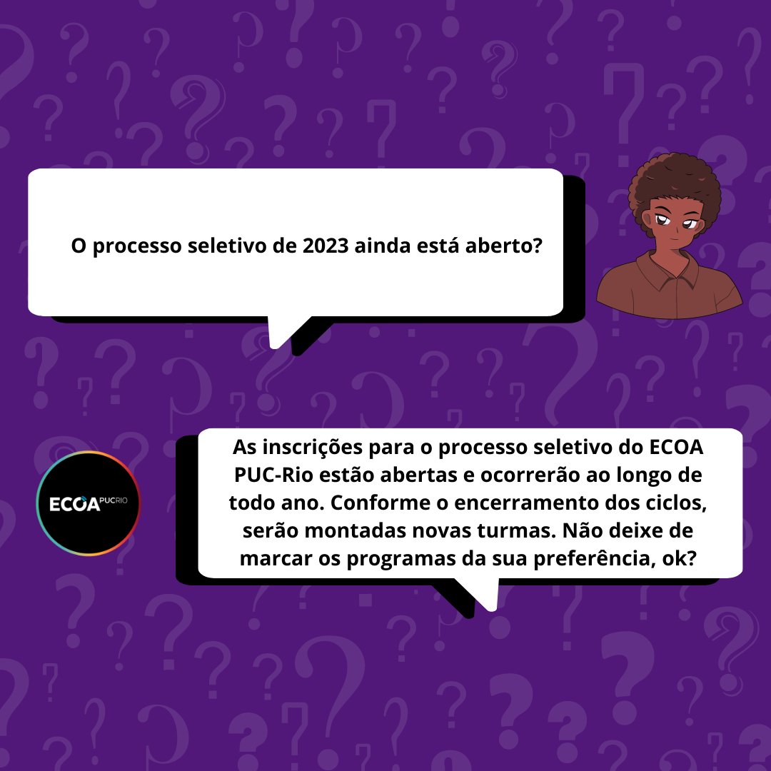 ECOA PUC-Rio tweet media