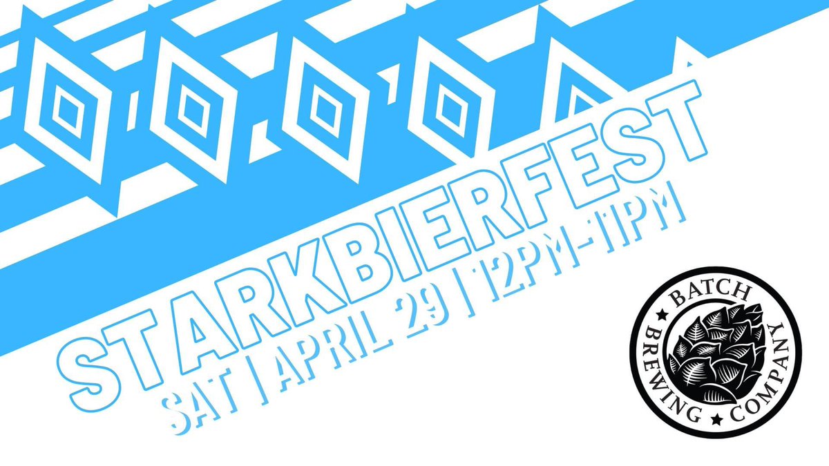 batchbrewing's tweet photo. Hey, y’all… We have some unfortunate news. Our supplier was unable to deliver some major ingredients you all were looking forward to enjoying on the event menu. So, we aren't canceling, but moving the date of Starkbierfest to next Saturday, April 29th. https://t.co/T8WhE9IUri